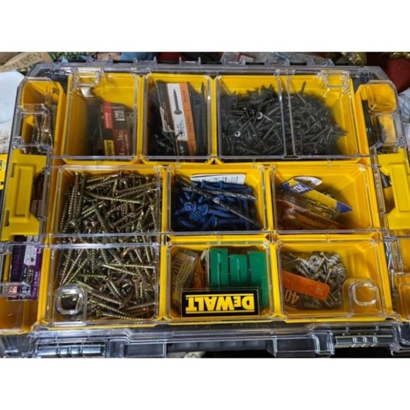 Tool Organizer, Small Parts Tool Box with Removable Compartments - Picture 3 of 5